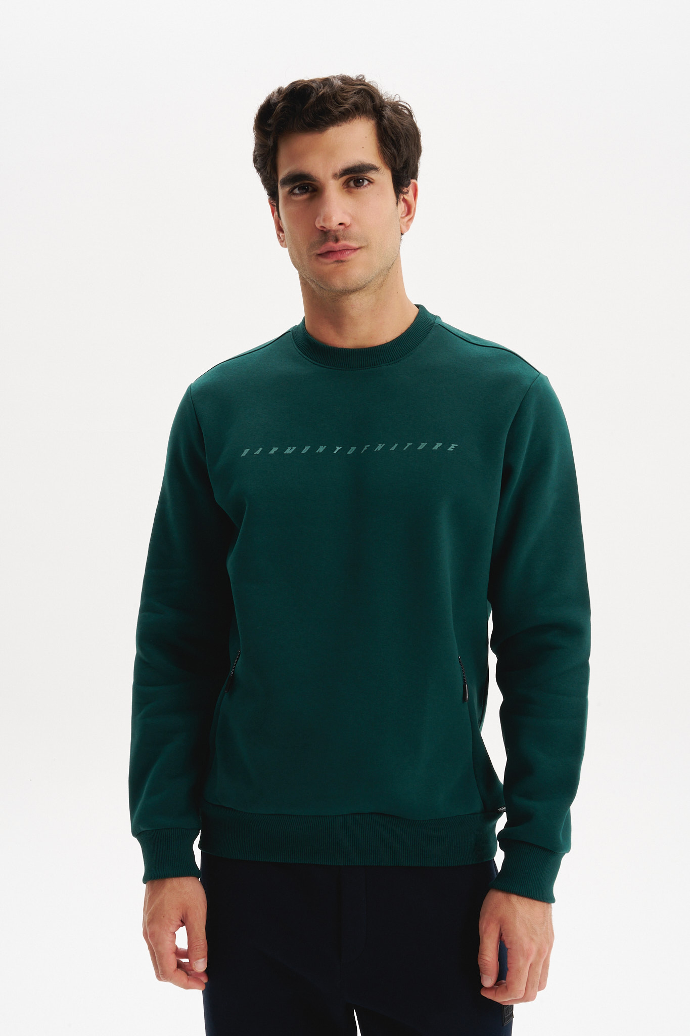 BİSİKLET YAKA SWEATSHIRT