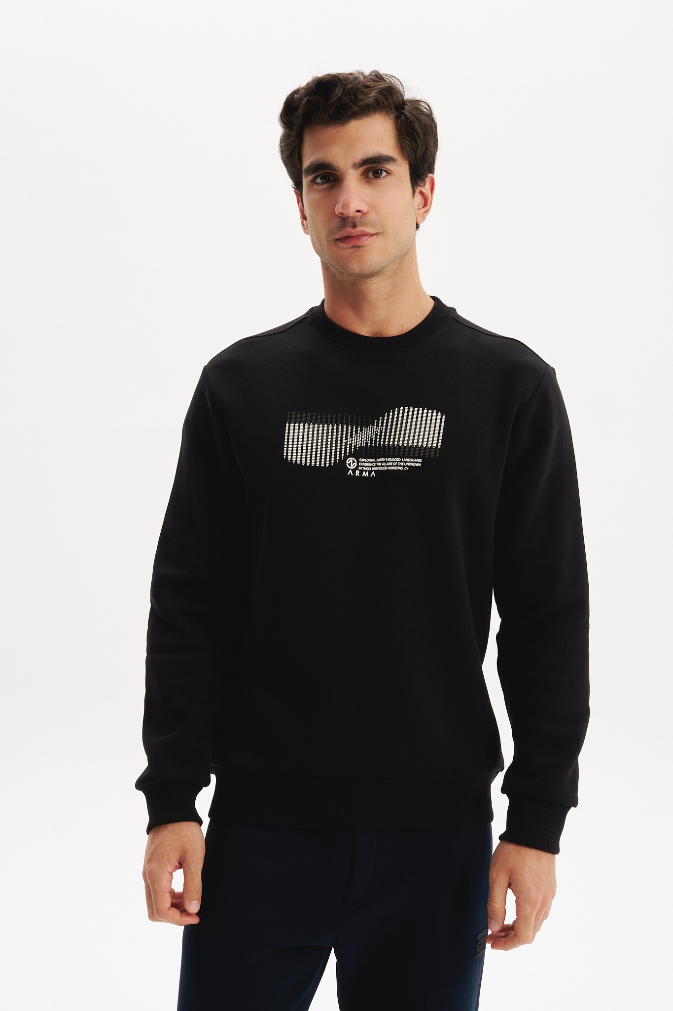 BİSİKLET YAKA SWEATSHIRT