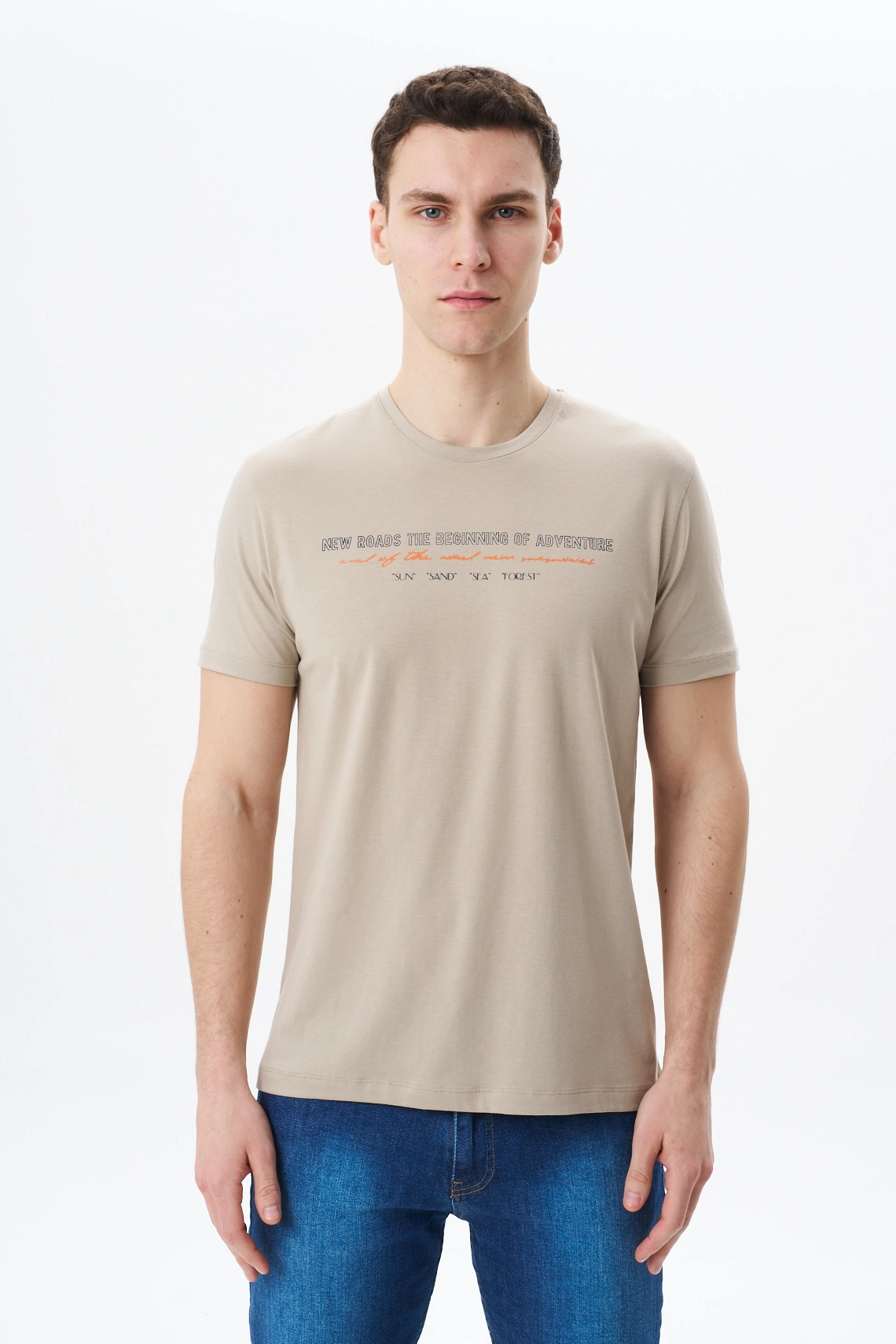 BİSİKLET YAKA T-SHIRT