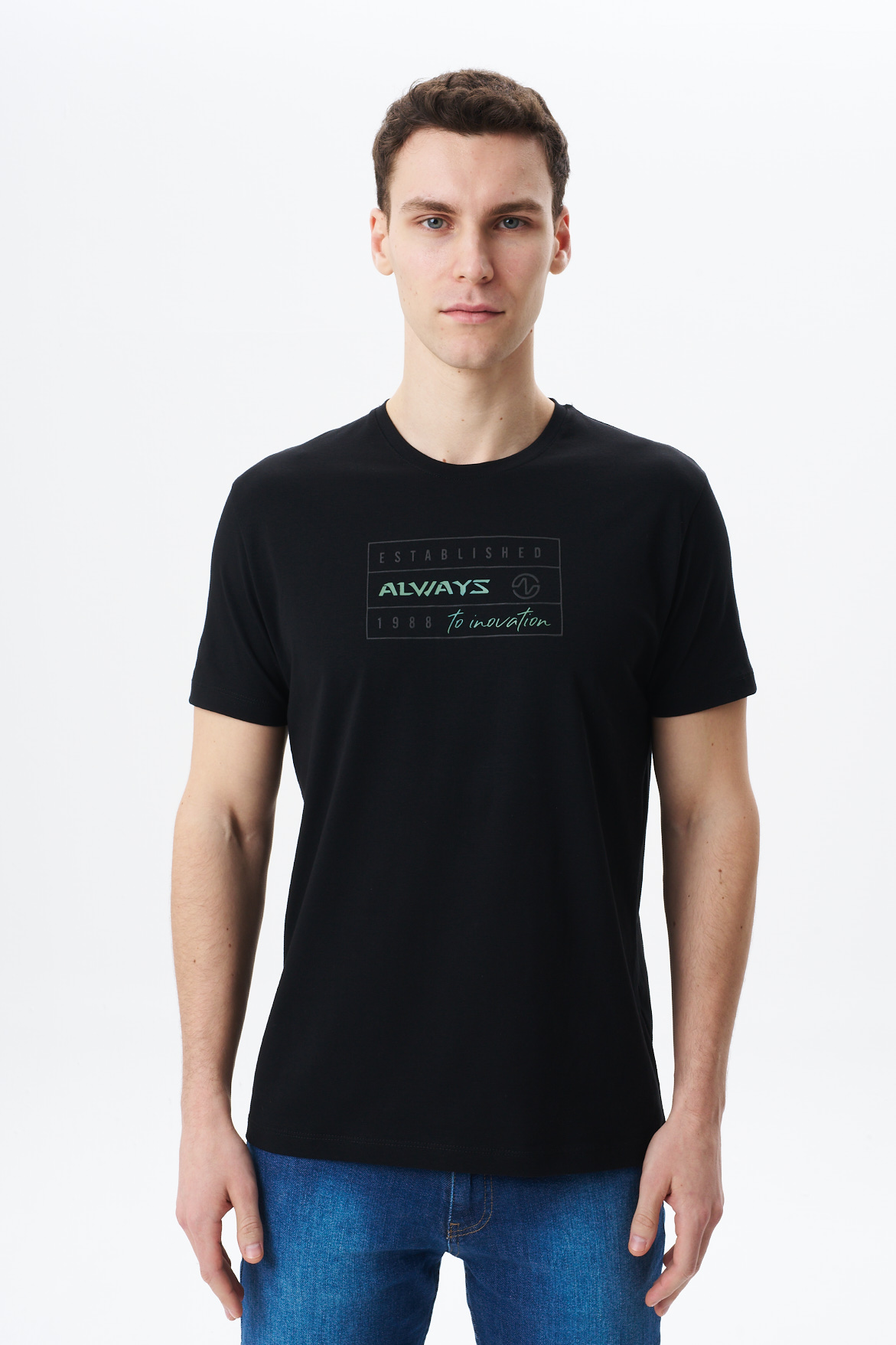 BİSİKLET YAKA T-SHIRT