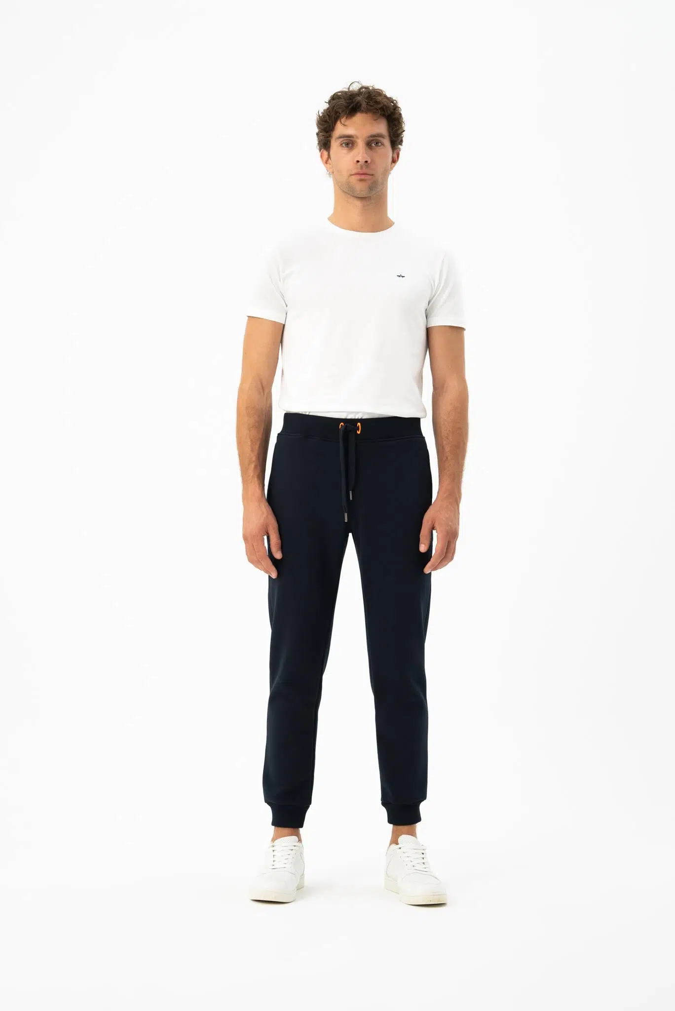 Ar-ma Erkek Eşofman Alti Baskisiz Basic Yandan Fermuarsiz Cepli Arkalar Cepsiz Lastikli Dar Paça Örme Kumaş Regular Fit %70 Pamuk %30 Polyester 30/1 Şardonlu Üç İplik K24174960601 - Lacivert-L1