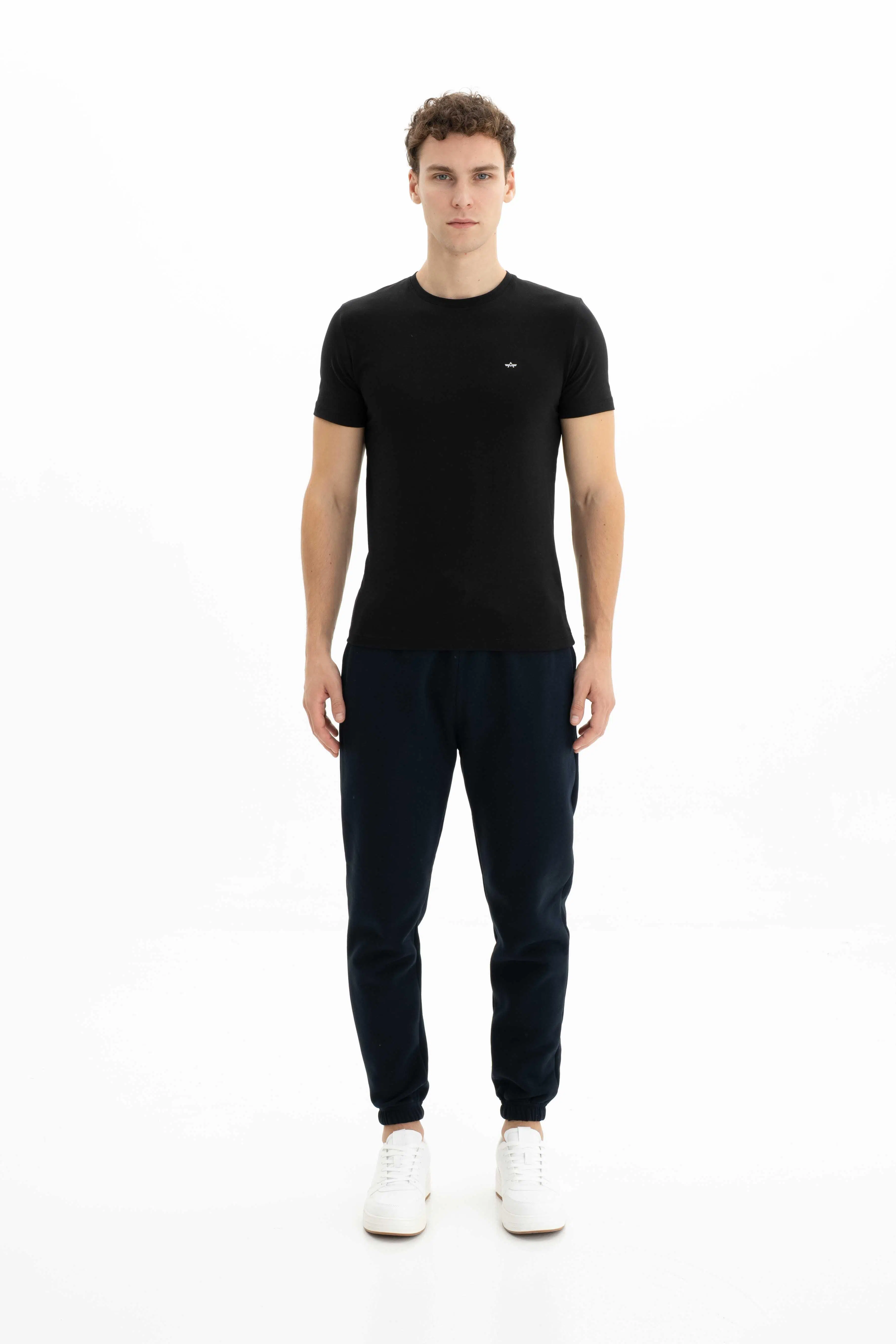 Ar-ma Erkek Eşofman Alti Baskisiz Basic Yandan Fermuarsiz Cepli Arkalar Cepsiz Lastikli Dar Paça Örme Kumaş Relax Fit %70 Pamuk %30 Polyester 30/1 Şardonlu Üç İplik K26174680101 - Lacivert-L1