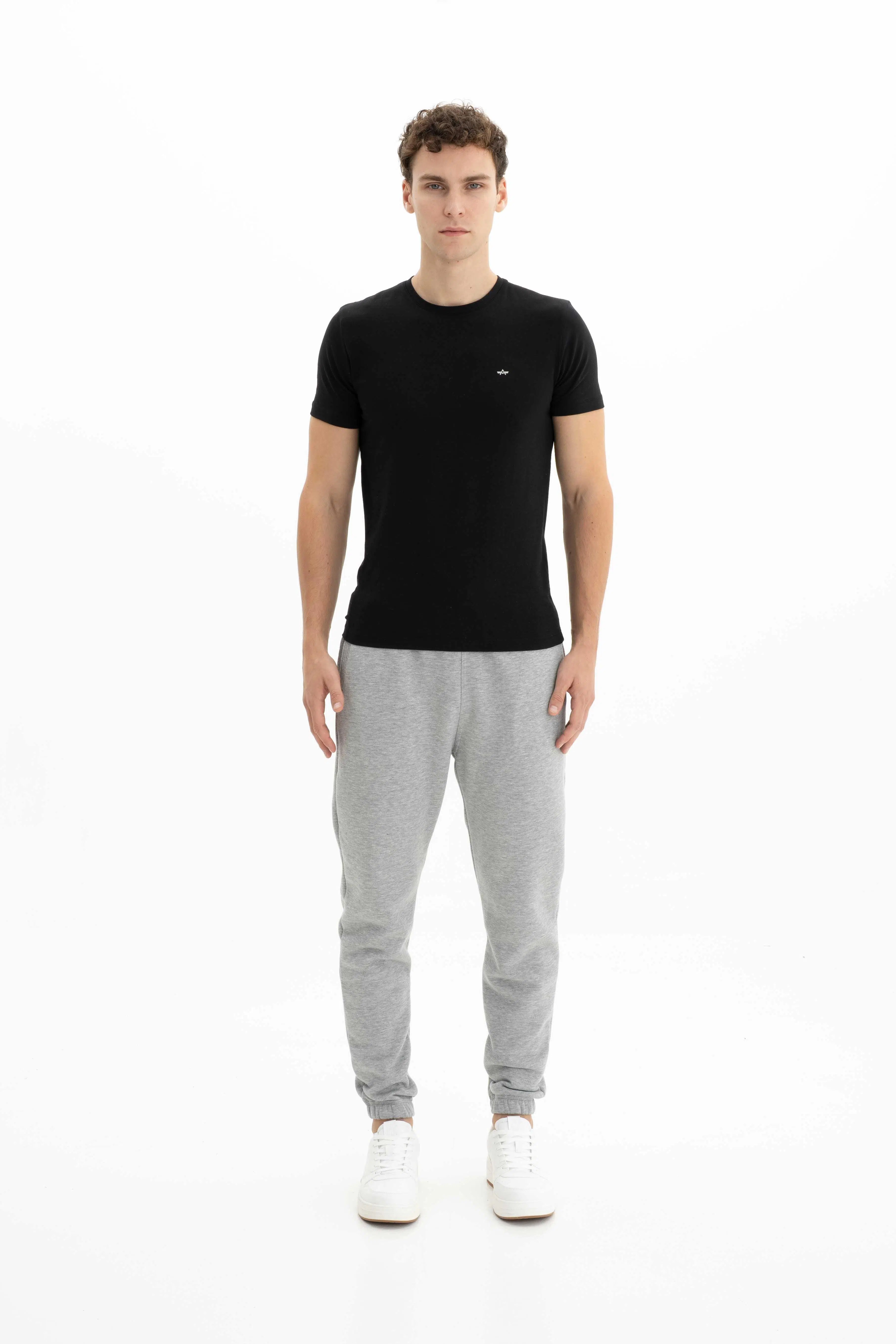 Ar-ma Erkek Eşofman Alti Baskisiz Basic Yandan Fermuarsiz Cepli Arkalar Cepsiz Lastikli Dar Paça Örme Kumaş Relax Fit %70 Pamuk %30 Polyester 30/1 Şardonlu Üç İplik K26174680101 - Gri-G10