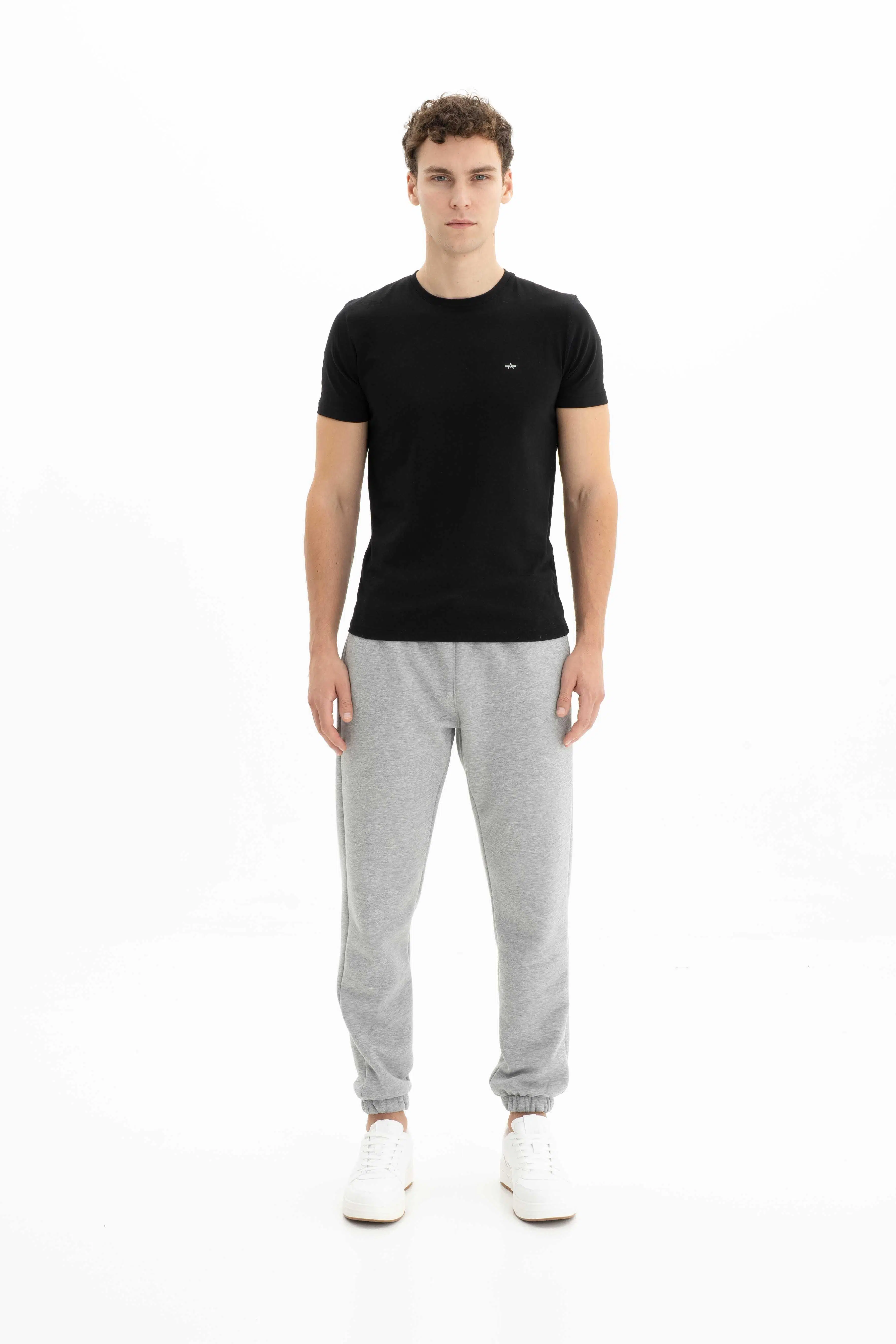 Ar-ma Erkek Eşofman Alti Baskisiz Basic Yandan Ve Arkadan Fermuarsiz Cepli Lastikli Dar Paça Örme Kumaş Regular Fit %70 Pamuk %30 Polyester 30/1 Şardonlu Üç İplik K26174680301 - Gri-G10