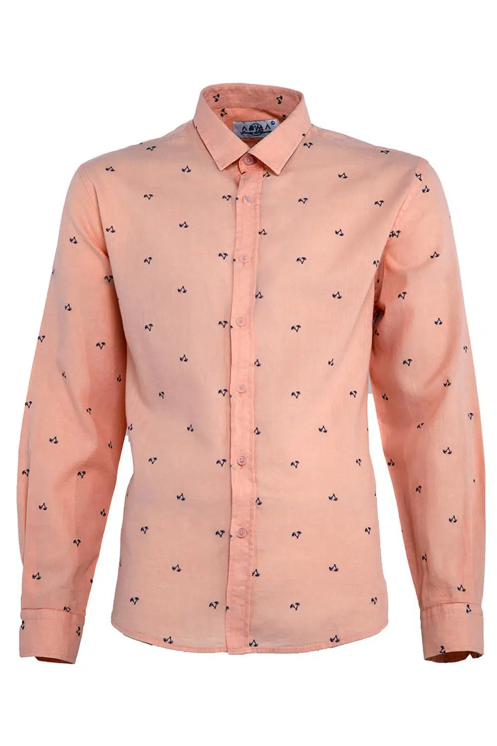 Ar-ma Erkek Gömlek Baskisiz Basic Düğme Kapamali Cepsiz Uzun Kollu Gömlek Regular Fit Y21485115801 - Pembe-P1