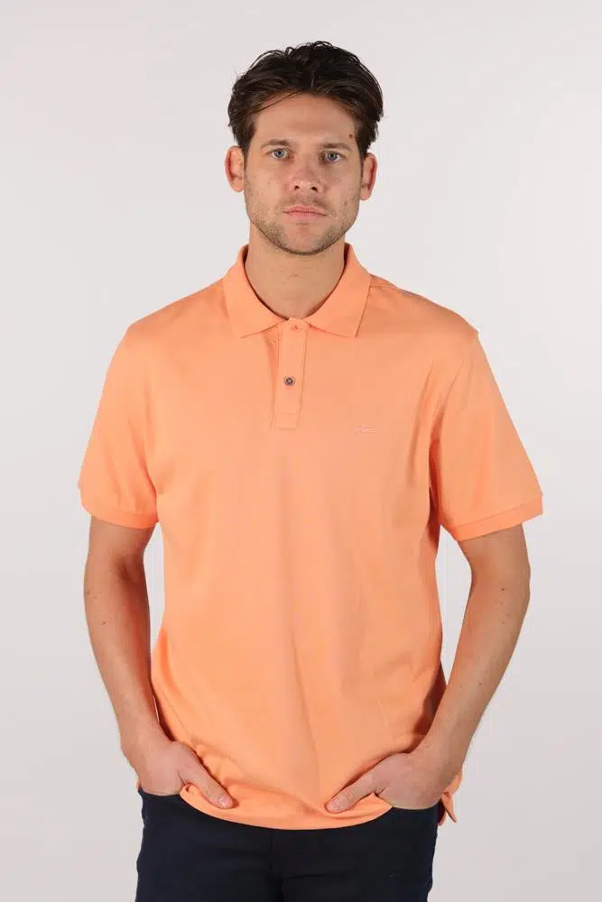 Ar-ma Erkek Polo Yaka Tişört Baskisiz Basic Örme Kumaş Büyük Beden %95 Pamuk %5 Likra 30/1 Tek Toplama Licrali Pike Y22374869601 - Pembe-P2