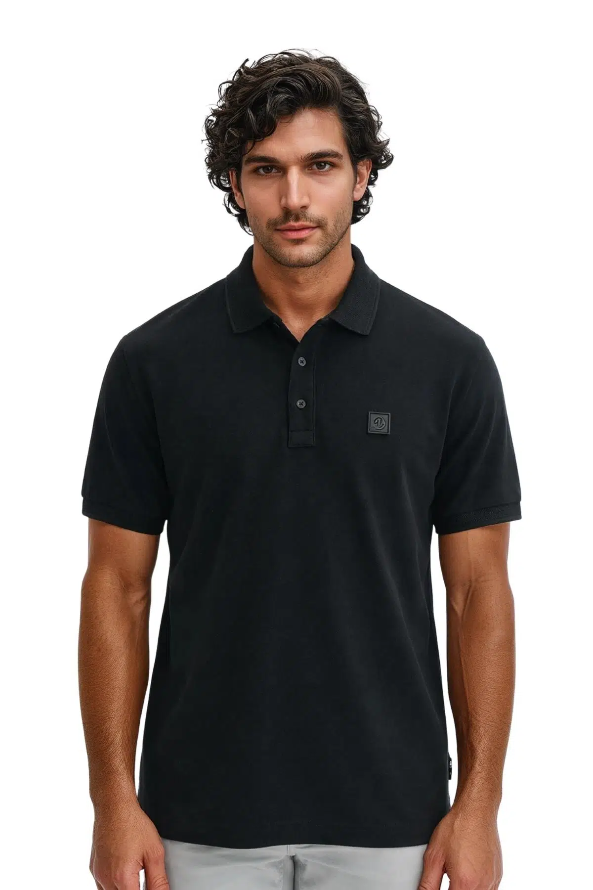 Ar-ma Erkek Polo Yaka Tişört Baskisiz Basic Örme Kumaş Regular Fit %100 Pamuk 30/1 Çift Toplama Penye Pike Y31374357302 