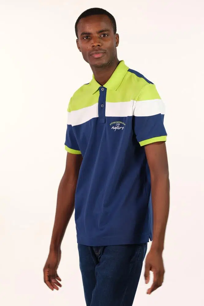 Ar-ma Erkek Polo Yaka Tişört Baskisiz Basic Regular Fit Tek Toplama Licrali Pike Y22374300001 - İndigo-İ1