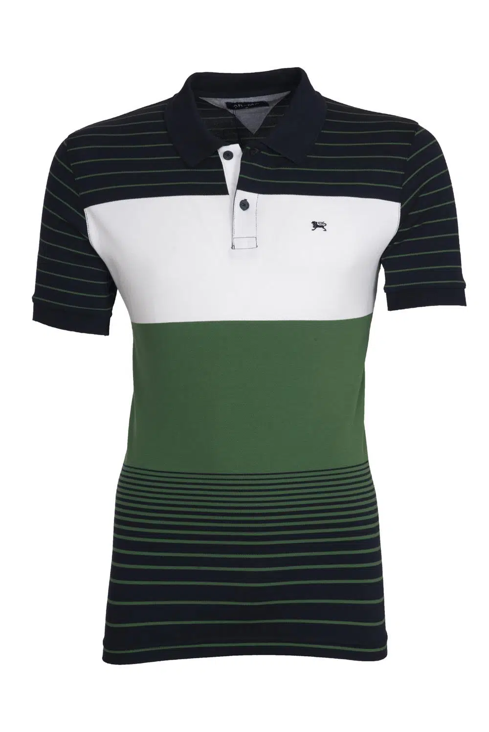 Ar-ma Erkek Polo Yaka Tişört Baskisiz Basic Regular Fit Tek Toplama Licrali Pike Y7TYO7172 - Lacivert-L1