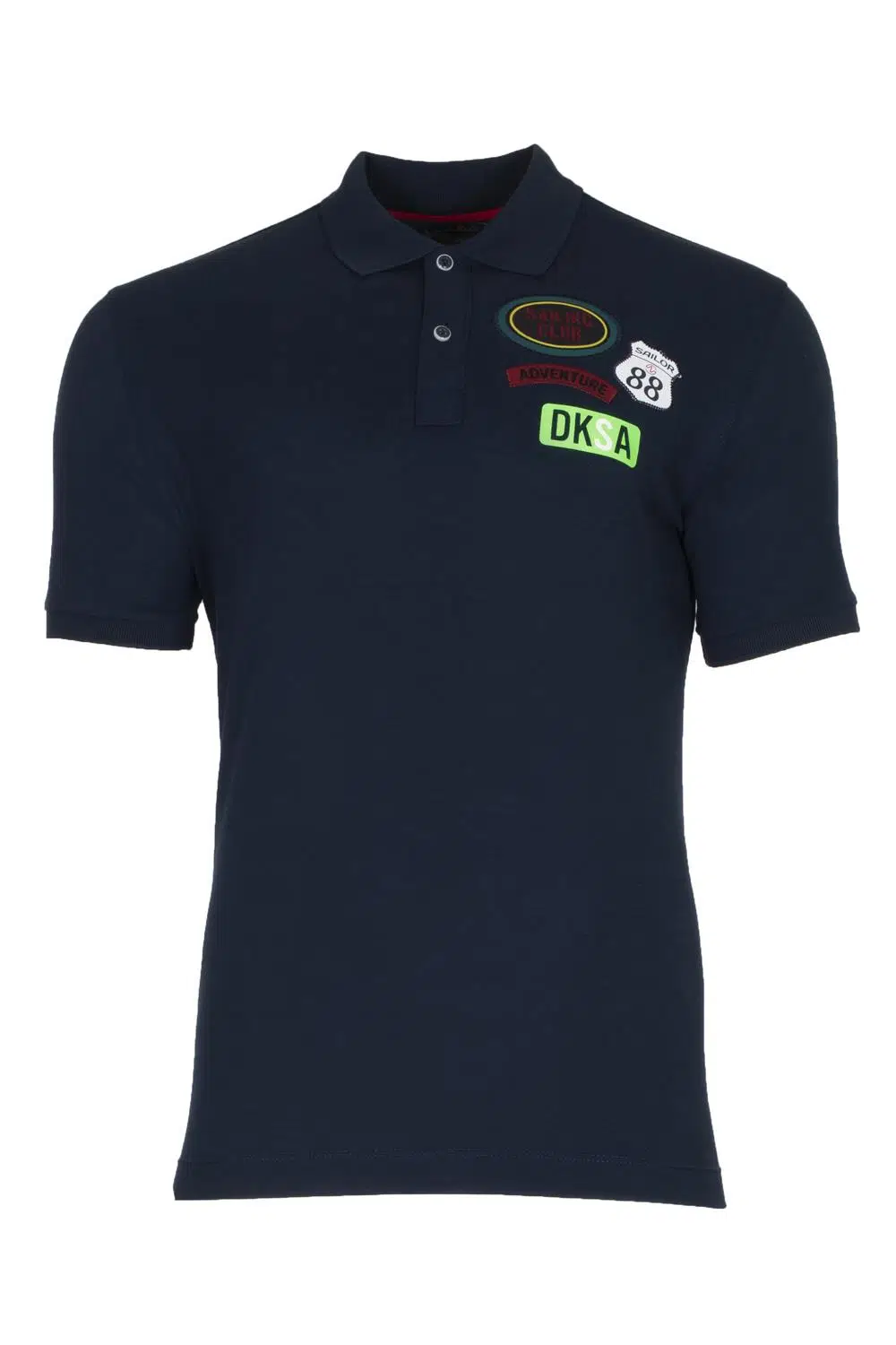 Ar-ma Erkek Polo Yaka Tişört Yazi Baskili Örme Kumaş Regular Fit %95 Pamuk %5 Likra 30/1 Tek Toplama Licrali Pike Y21374271401 - Lacivert-L1