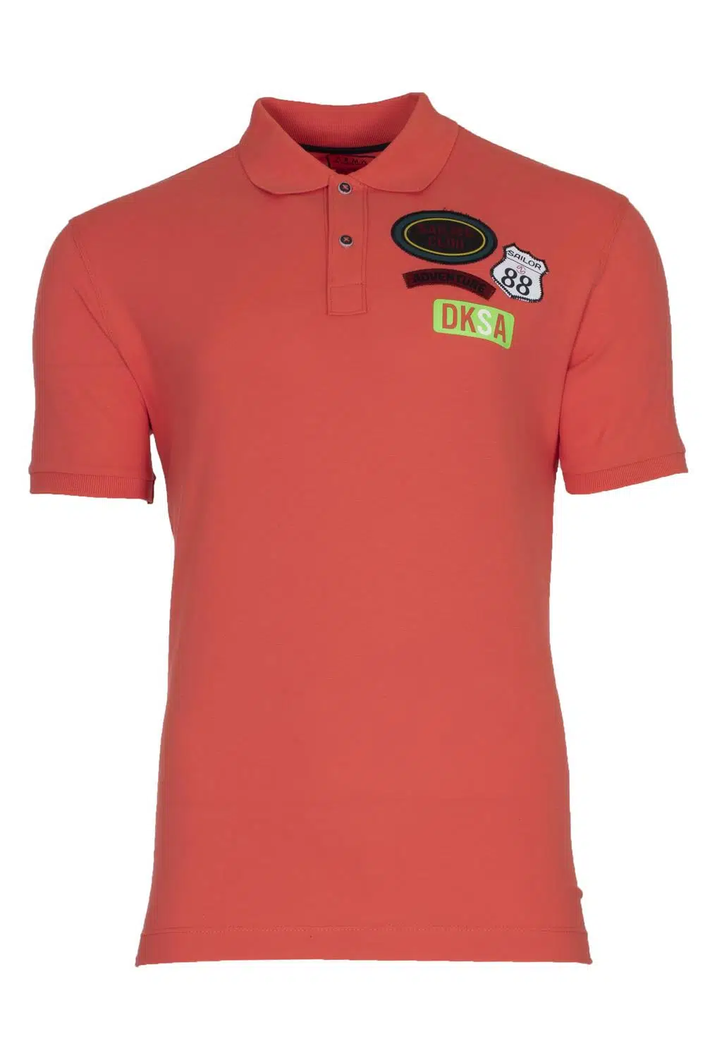 Ar-ma Erkek Polo Yaka Tişört Yazi Baskili Örme Kumaş Regular Fit %95 Pamuk %5 Likra 30/1 Tek Toplama Licrali Pike Y21374271401 - Pembe-P5