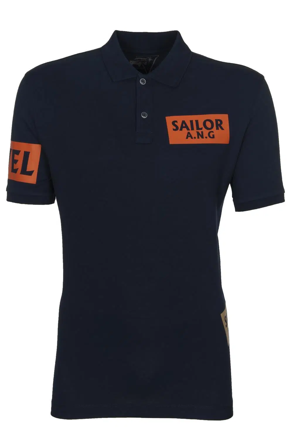Ar-ma Erkek Polo Yaka Tişört Yazi Baskili Örme Kumaş Regular Fit %95 Pamuk %5 Likra 30/1 Tek Toplama Licrali Pike Y21374271601 - Lacivert-L1