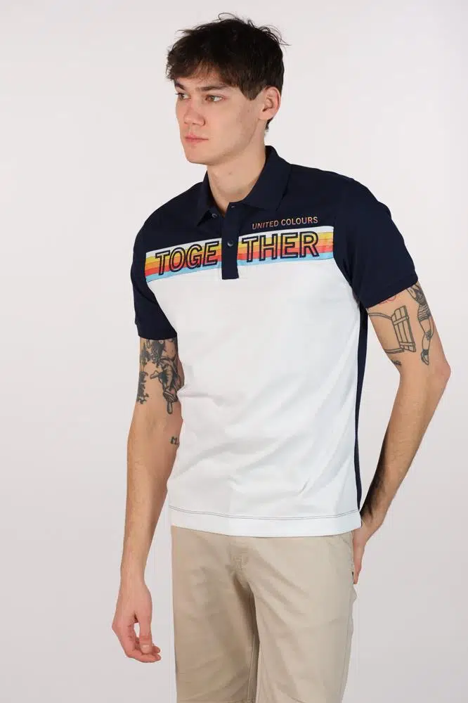 Ar-ma Erkek Polo Yaka Tişört Yazi Baskili Örme Kumaş Regular Fit %95 Pamuk %5 Likra 30/1 Tek Toplama Licrali Pike Y22374301401 