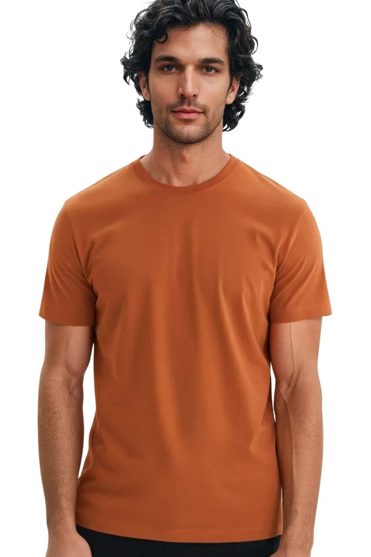 Ar-ma Erkek Bisiklet Yaka Tişört Regular Fit %100 Pamuk Süprem Basic Baskısız Y31344408002 - Pembe-P4