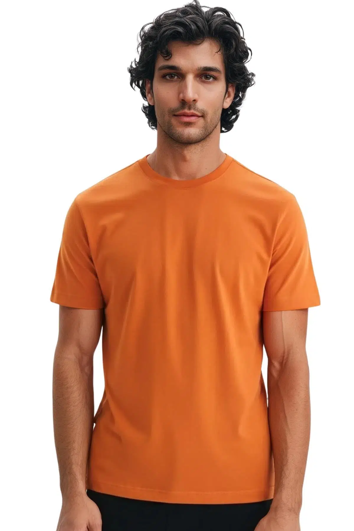 Ar-ma Erkek Bisiklet Yaka Tişört Regular Fit %100 Pamuk Süprem Basic Baskısız Y31344408002 - Pembe-P2